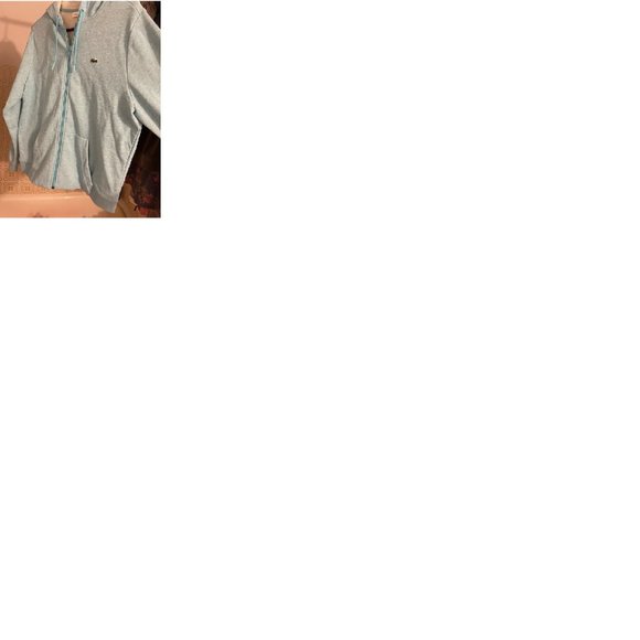 Women's Fleece hoodie in light turquoise. - Picture 4 of 6